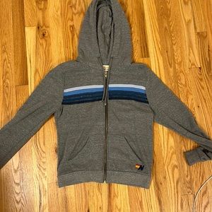 size small aviator nation zip up